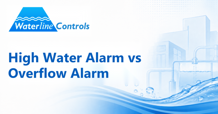 High water alarm vs overflow alarm title graphic